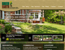 Tablet Screenshot of greenearthservices.com